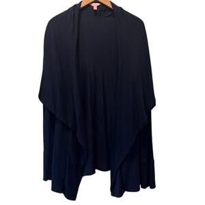 Lilly Pulitzer Women's Stretch Solid Long Sleeve Open Front Cardigan Sz M Medium